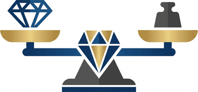 Стилизованное изображение весов, логотип компании Энтропия Вес, точные приборы для ювелиров.